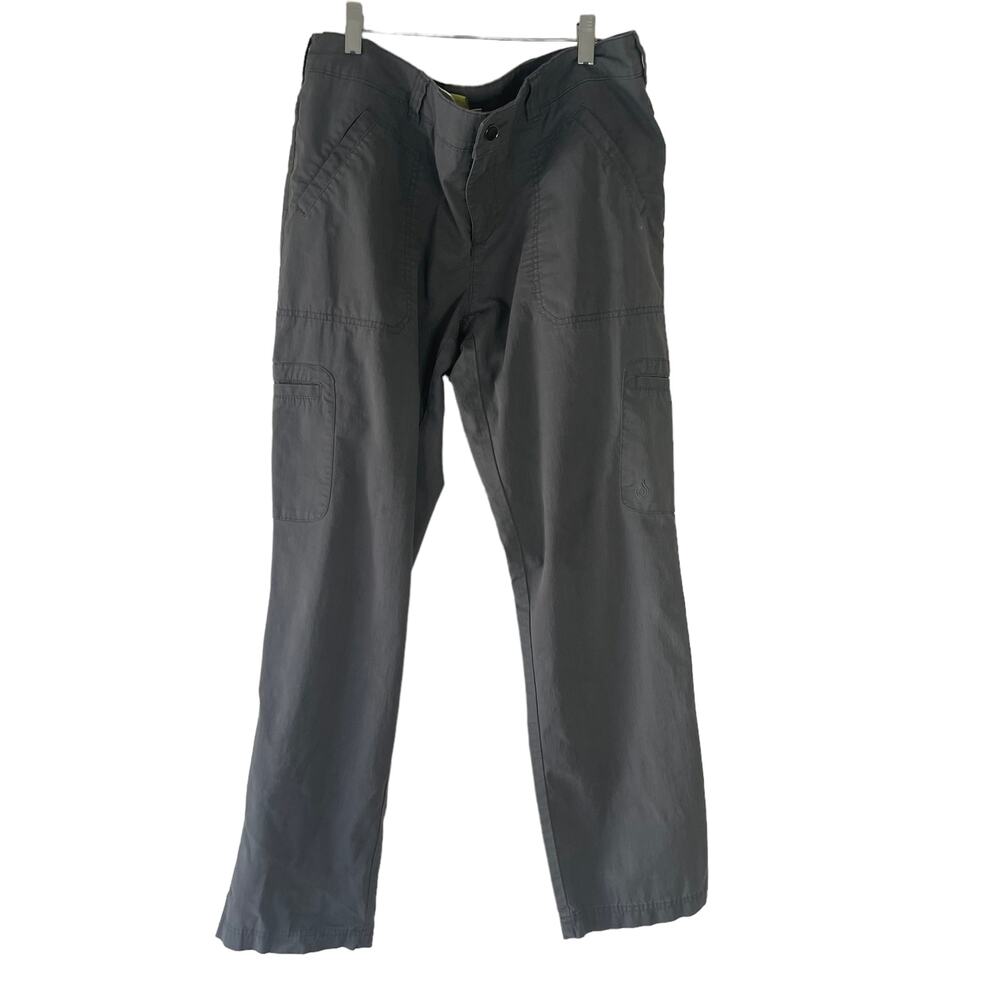Isis Women's Size 12 Grey Cargo Outdoor Water Resistant Straight‎ Pants